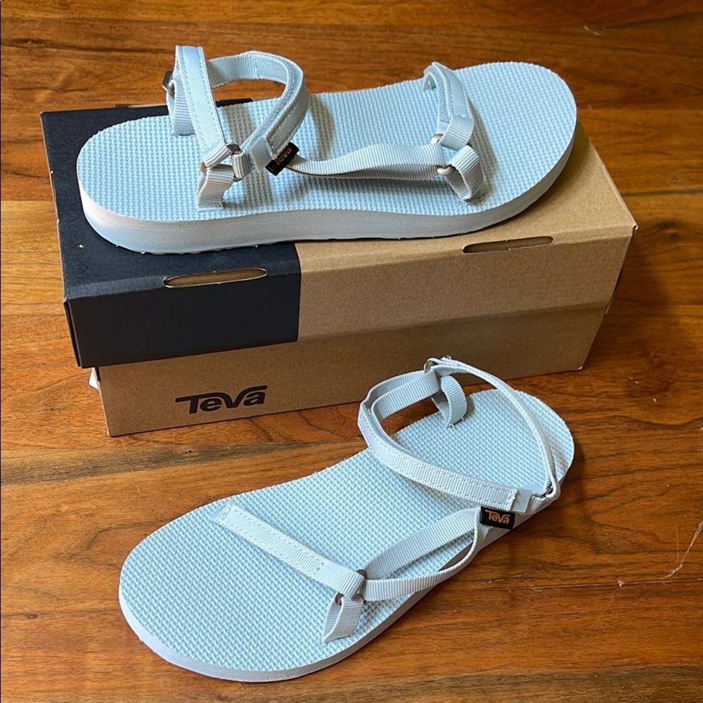 Teva Sky Blue Strappy Sandals